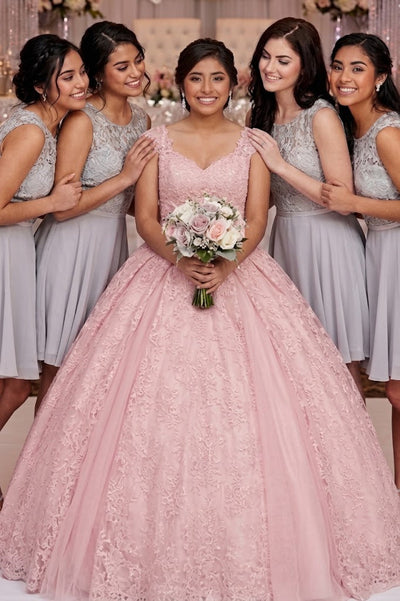 Dama Dresses for Quinceanera in Silver Style MQ1814 Quince Outfit