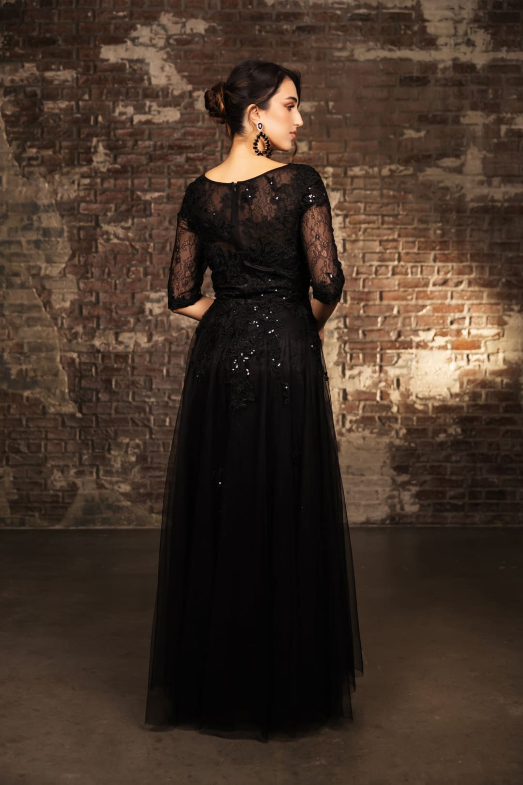 Mother Of The Bride Dress 3/4 Sleeves A-Line Gown By May Queen MQ2143-New Collection