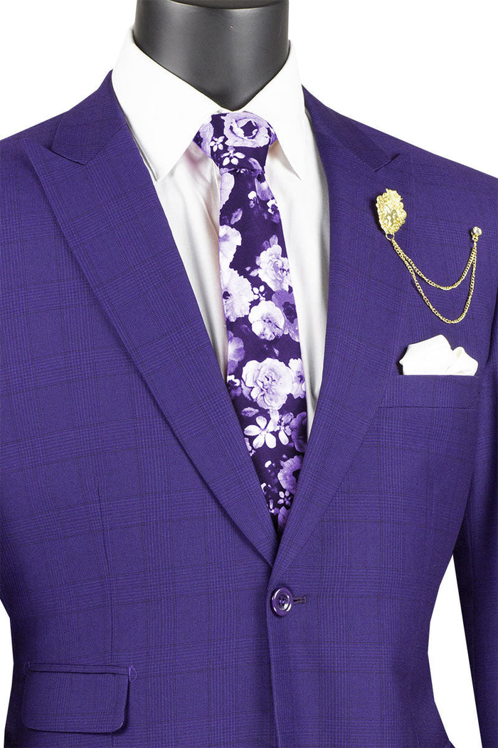 Morgan Collection - Regular Fit 3 Piece Suit 2 Button Cognac