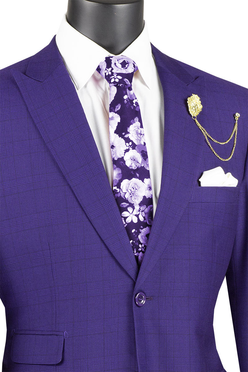 Morgan Collection - Regular Fit 3 Piece Suit 2 Button Cognac