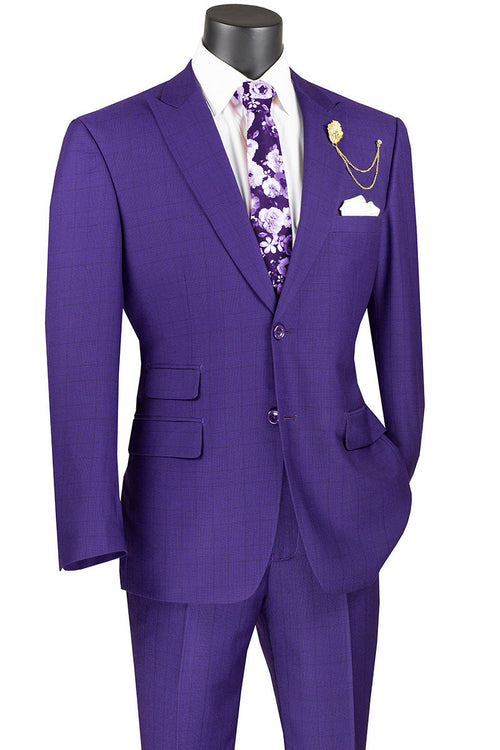 Morgan Collection - Regular Fit 3 Piece Suit 2 Button Cognac