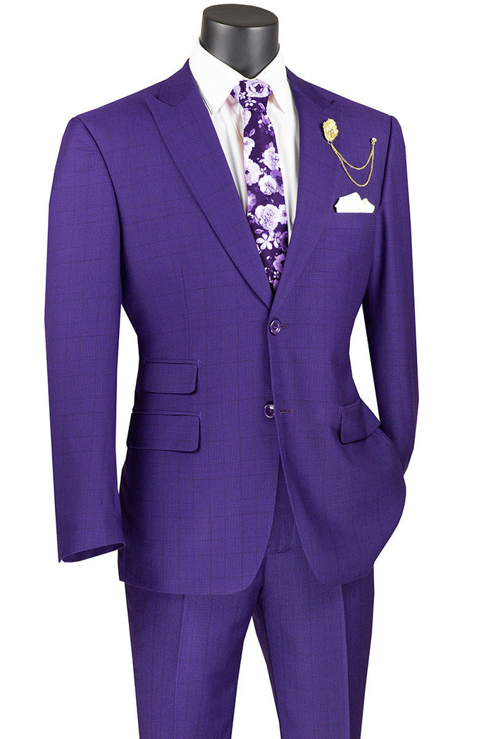 Morgan Collection - Regular Fit 3 Piece Suit 2 Button Cognac