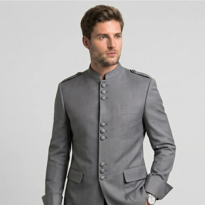 Mandarin Banded Collar