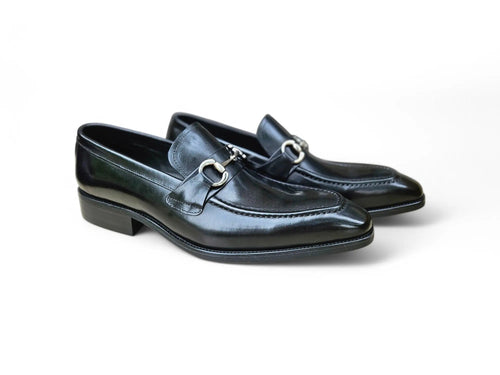 Men's Burnished Signature Buckle Loafer