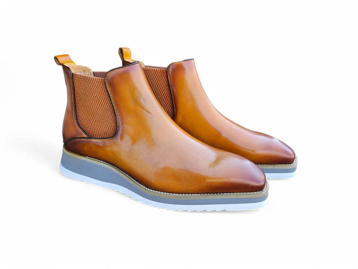 Carrucci Men's Patina Chelsea Boot