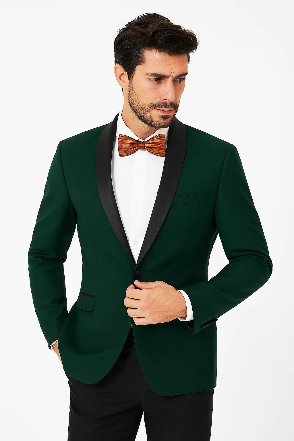 Men’s 80s Prom Suit – Hunter Green