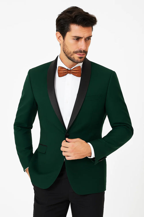 Men’s 80s Prom Suit – Hunter Green