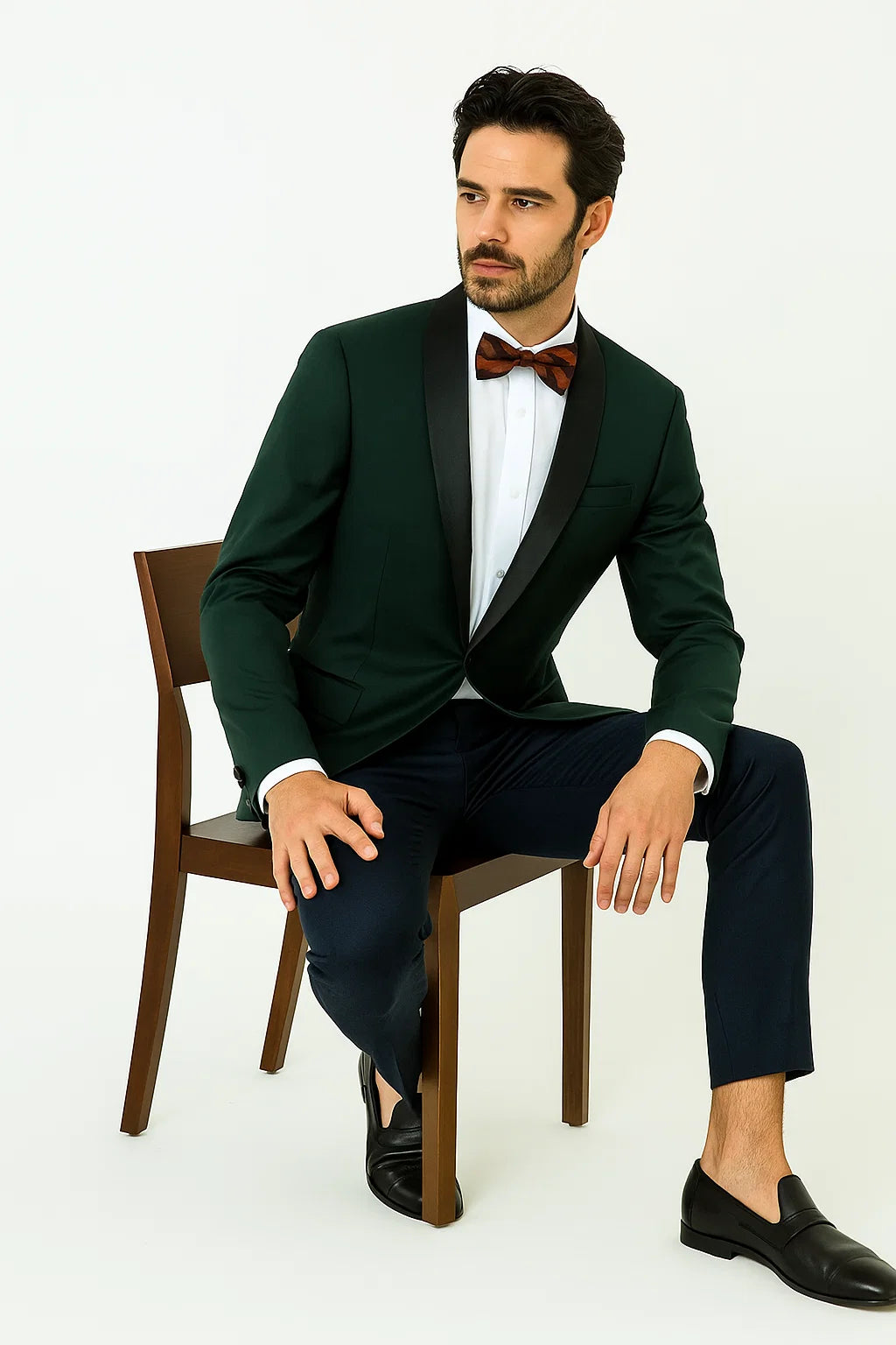 Men’s 80s Prom Suit – Hunter Green