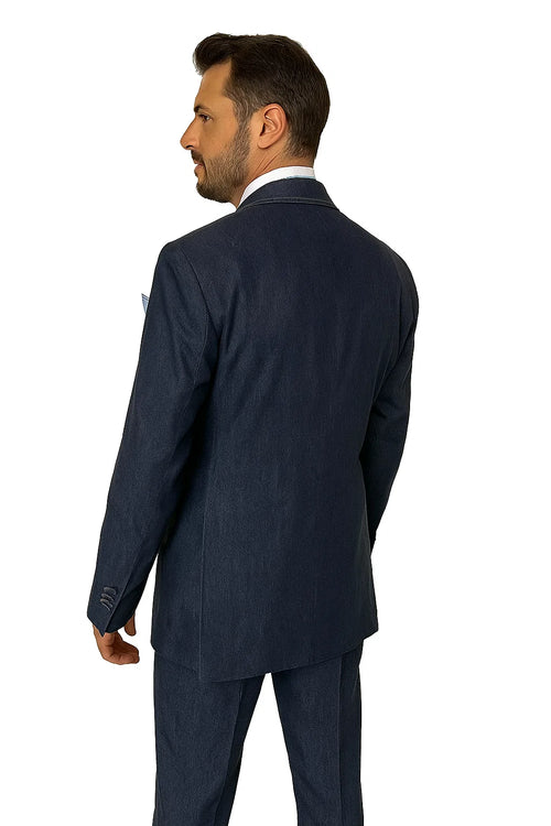 Men's Cotton Denim Suit 