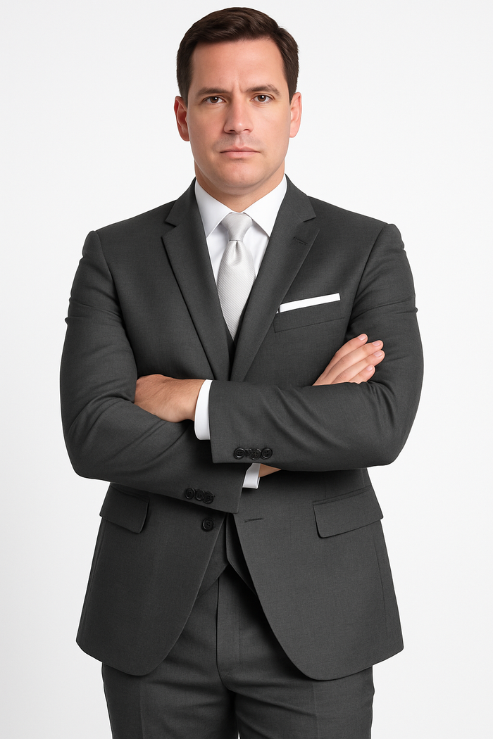 Madison Steel Grey Suit Jacket (Separates) by BLACKTIE