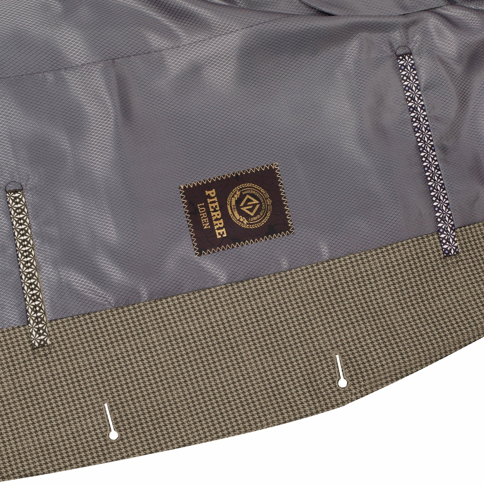 Mens 2 Button Slim Fit Light Brown Blazer