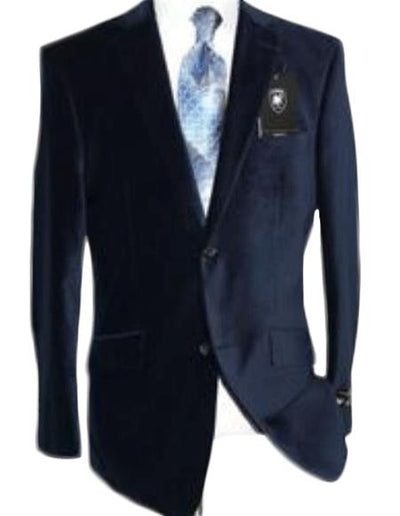 Velvet Navy Blue Sport Coat Kids Sizes Cheap Priced Unique Fashion Designer Men's Dress blazers Sale By Giorgio Cosani Men's & Boys Sizes mensusain