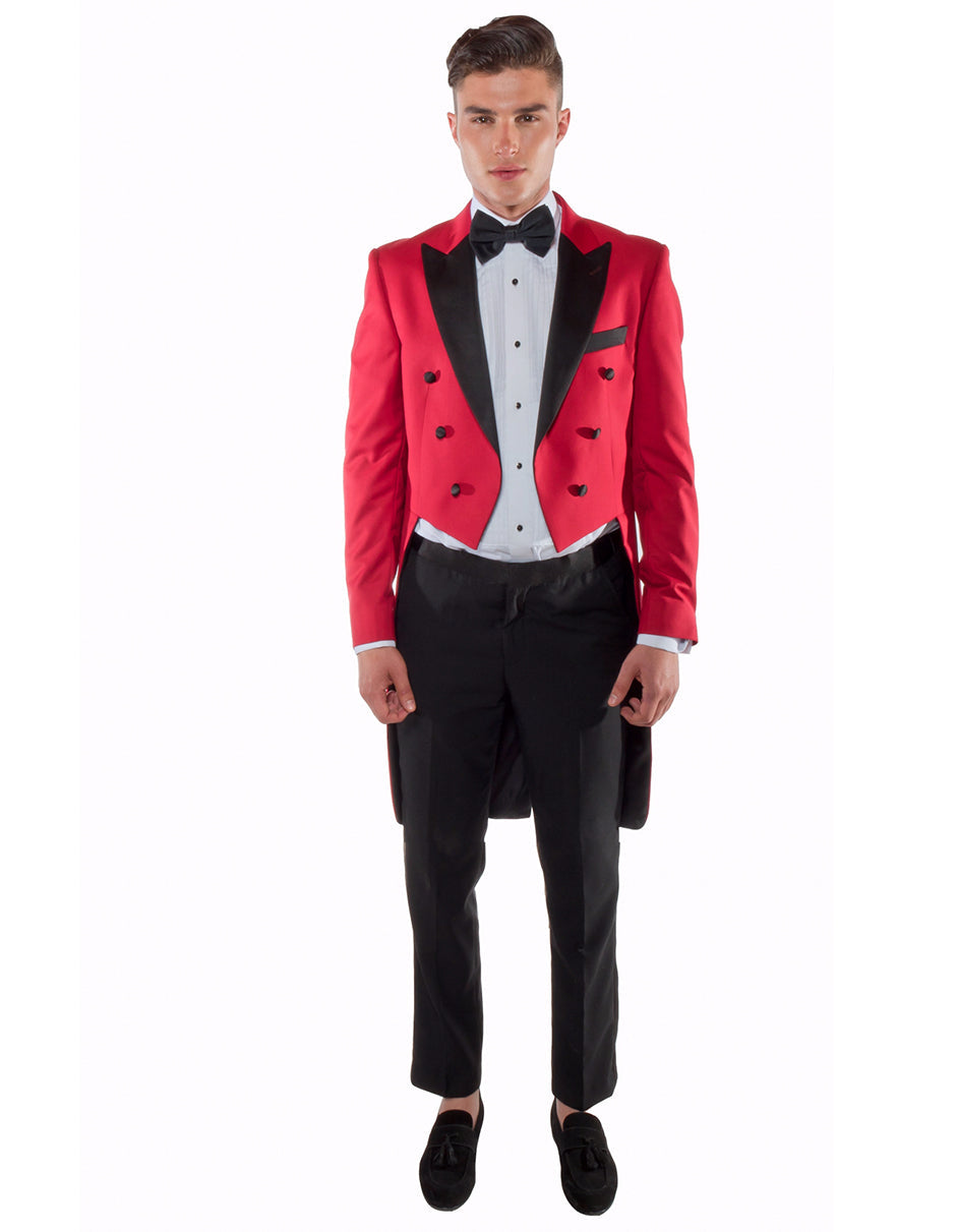 Red Prom Suit - Red Prom Tuxedo Suits - Red Wedding Tuxedo