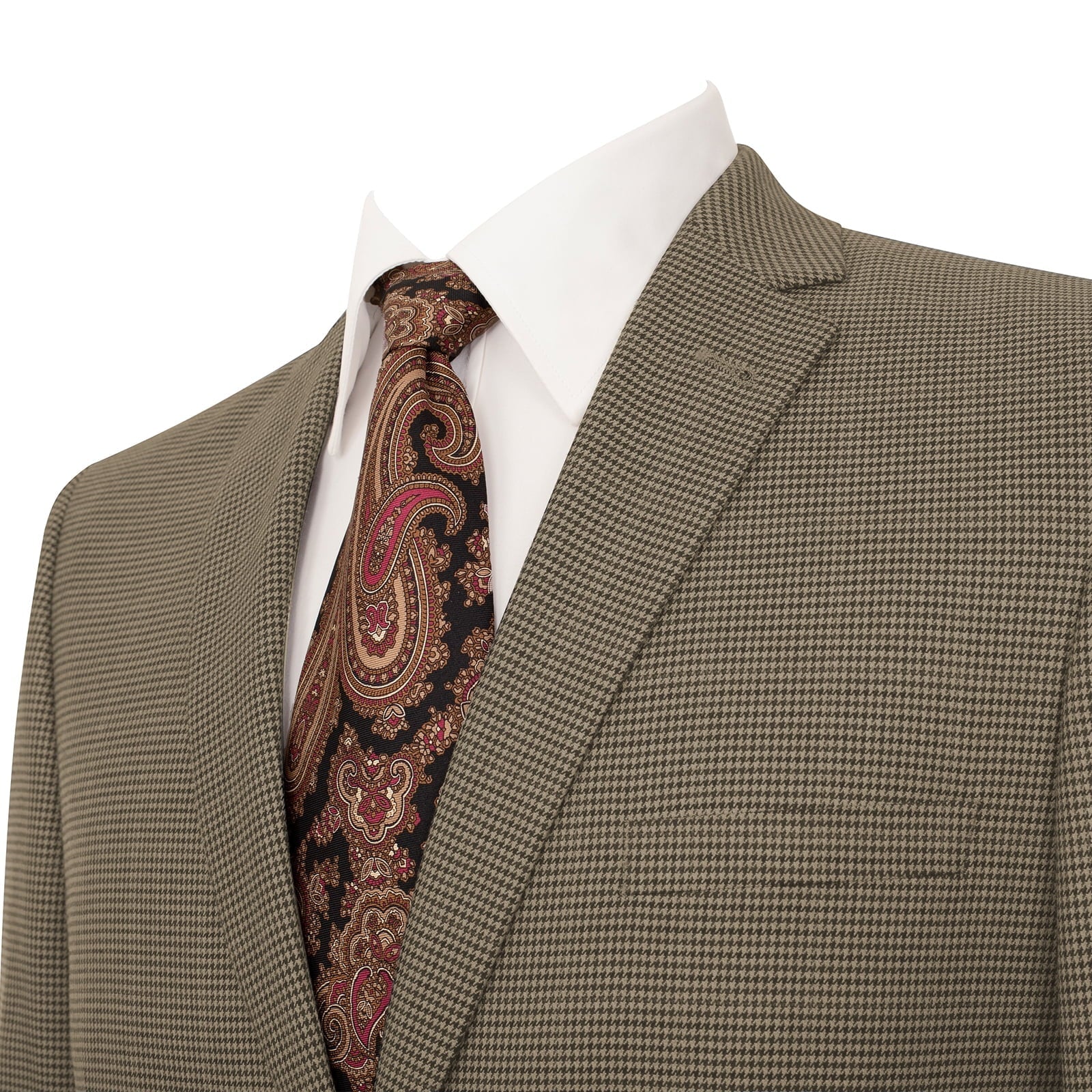 Mens 2 Button Slim Fit Light Brown Blazer by USA Men's Outlet