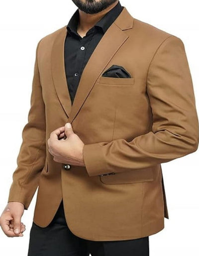 Mens Tan Sport Coat - Beige Color Blazers - Summer Jackets