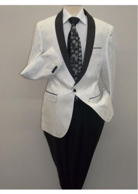 Men's Insomnia ,Sport Coat Jacket Blazer Navy Shiny Paisley Performer Formal Stage mensusain