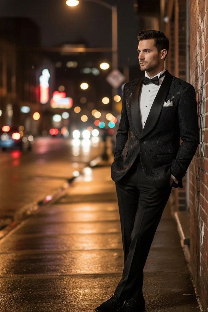 Mens Black Tuxedo Jacket