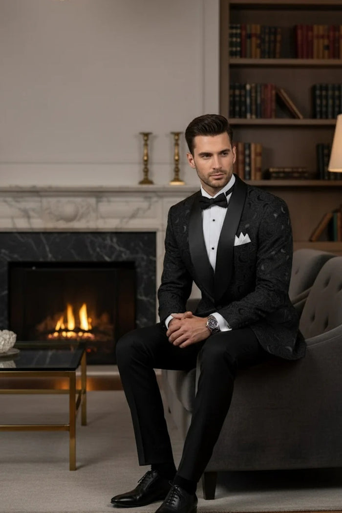 Mens Black Tuxedo Jacket