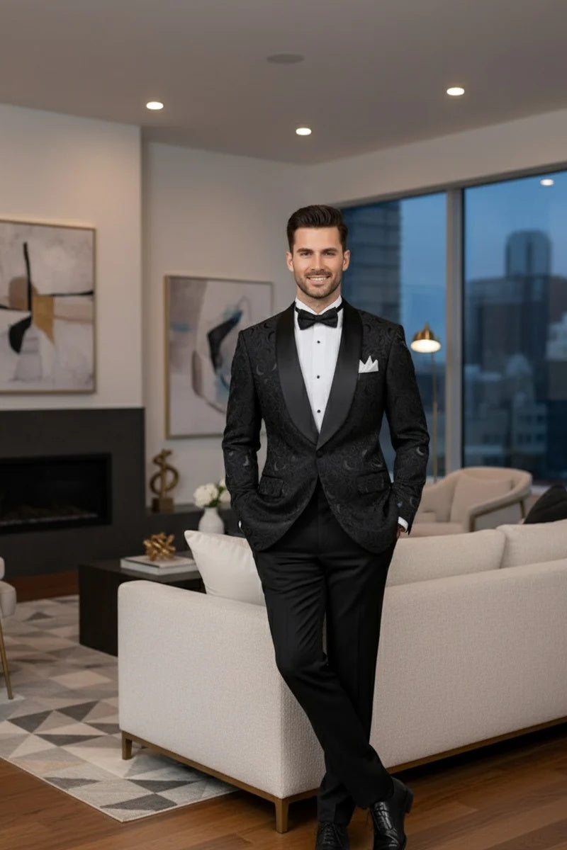 Mens Black Tuxedo Jacket