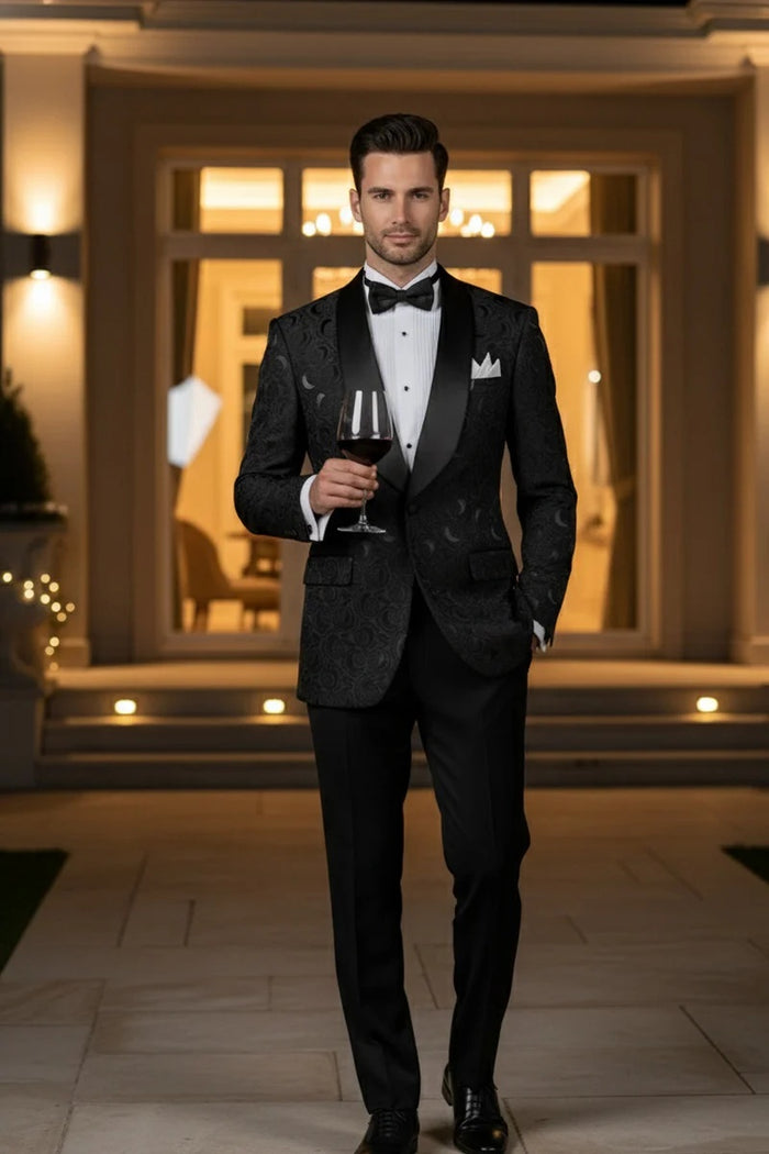 Mens Black Tuxedo Jacket
