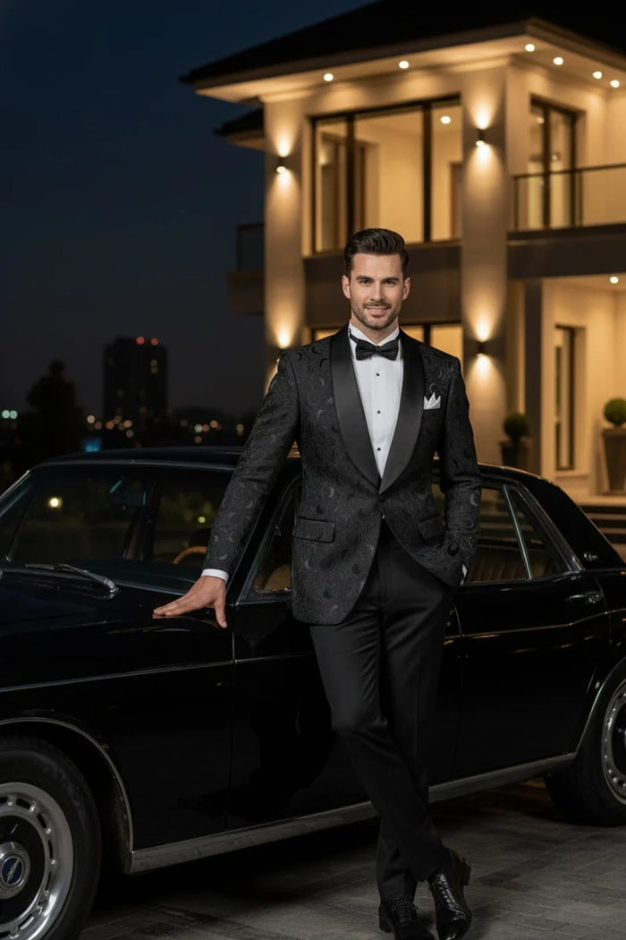 Mens Black Tuxedo Jacket