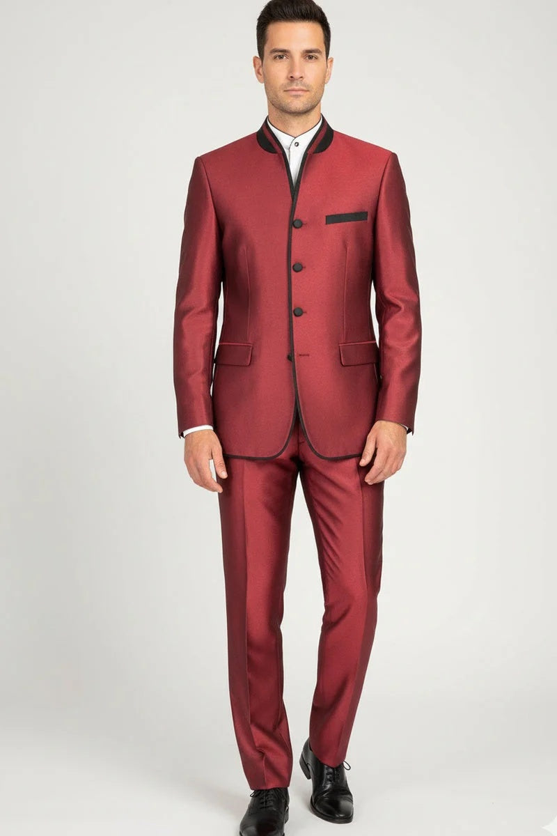 Mens Burgundy Tuxedo