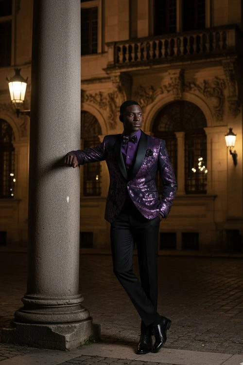 Mens Lavender Tuxedo Jacket