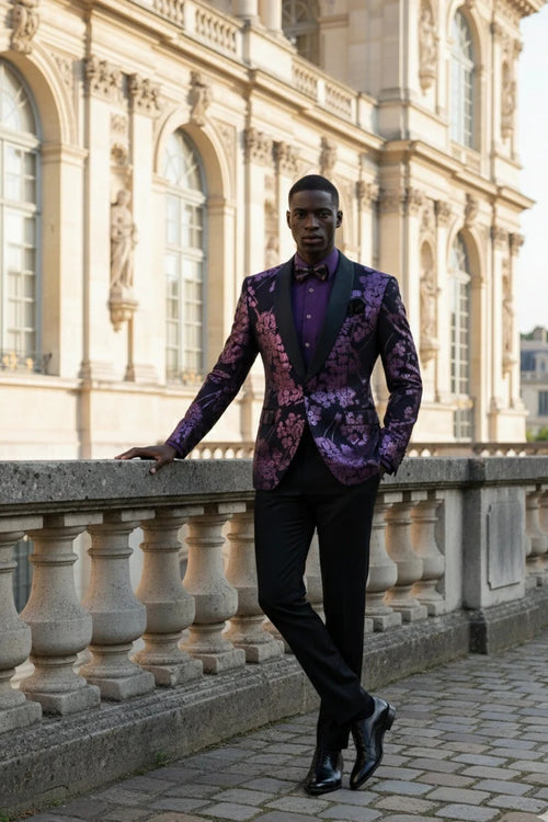 Mens Lavender Tuxedo Jacket