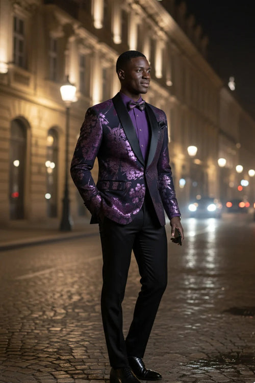 Mens Lavender Tuxedo Jacket
