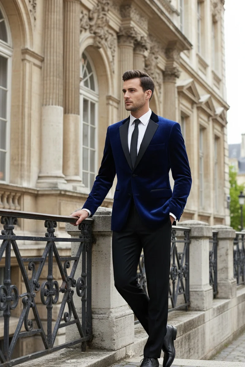 Mens Navy Tuxedo