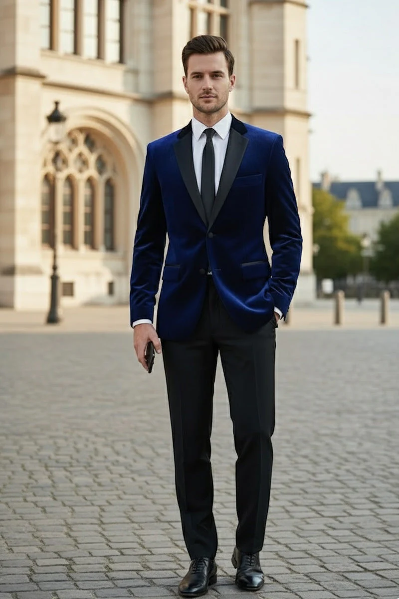 Mens Navy Tuxedo