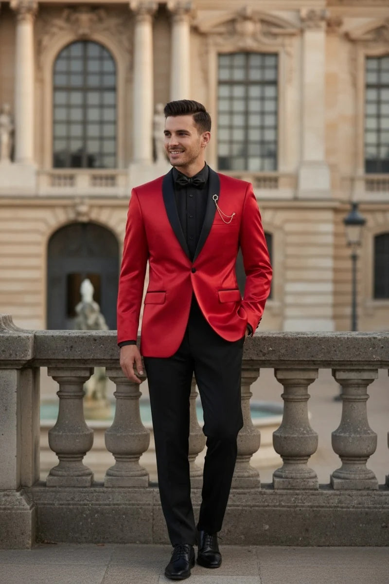 Mens Red Tuxedo