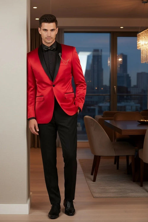 Mens Red Tuxedo