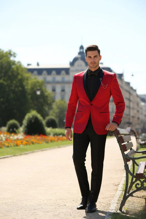 Mens Red Tuxedo
