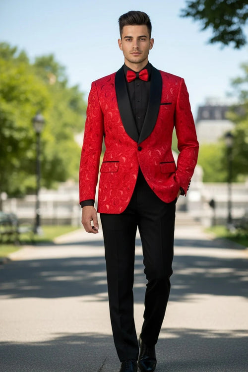 Mens Red Tuxedos Jacket