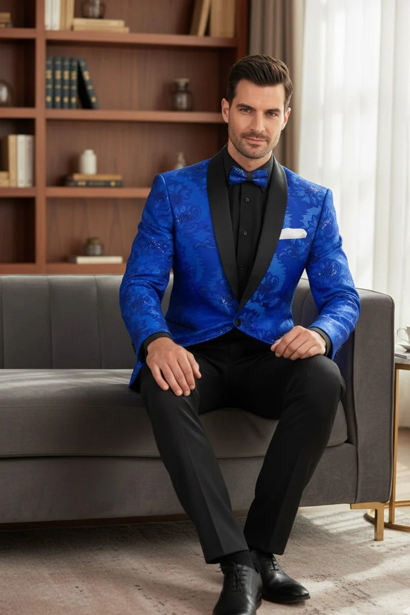 Mens Royal Blue Tuxedo Jacket