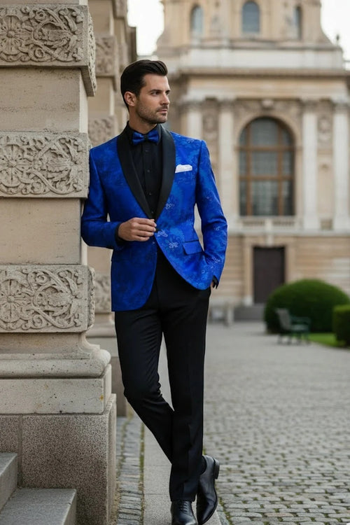 Mens Royal Blue Tuxedo Jacket