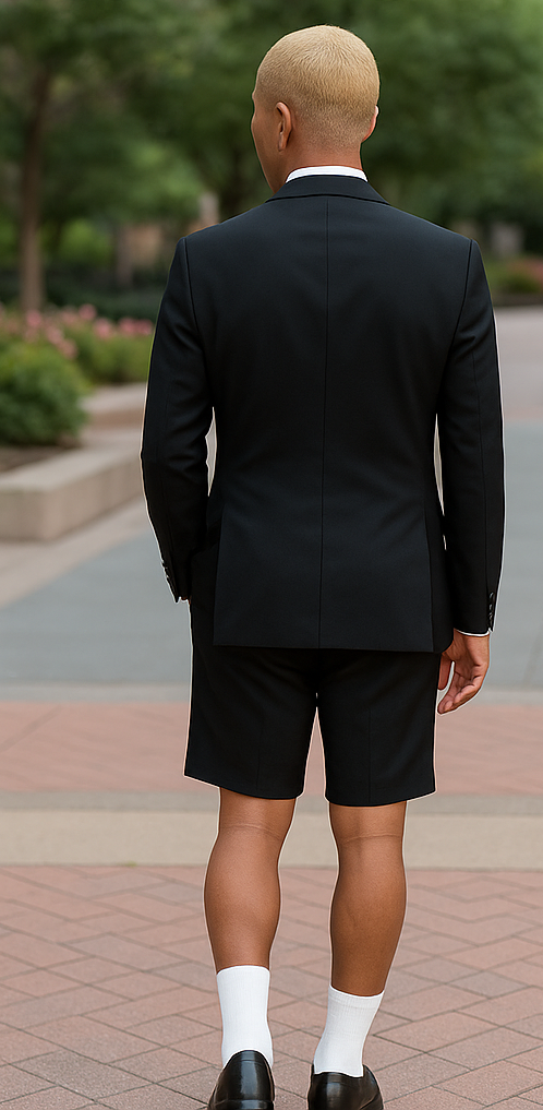 Mens Tuxedo Short