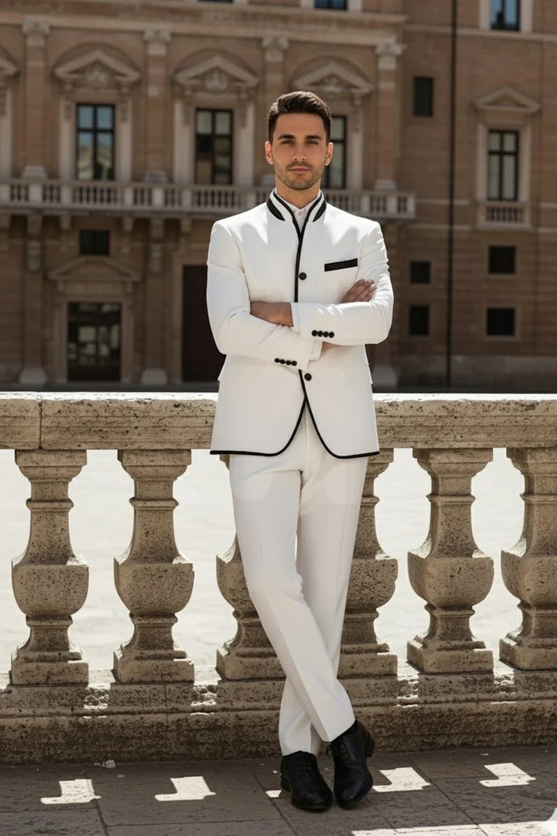 Mens White Tuxedo