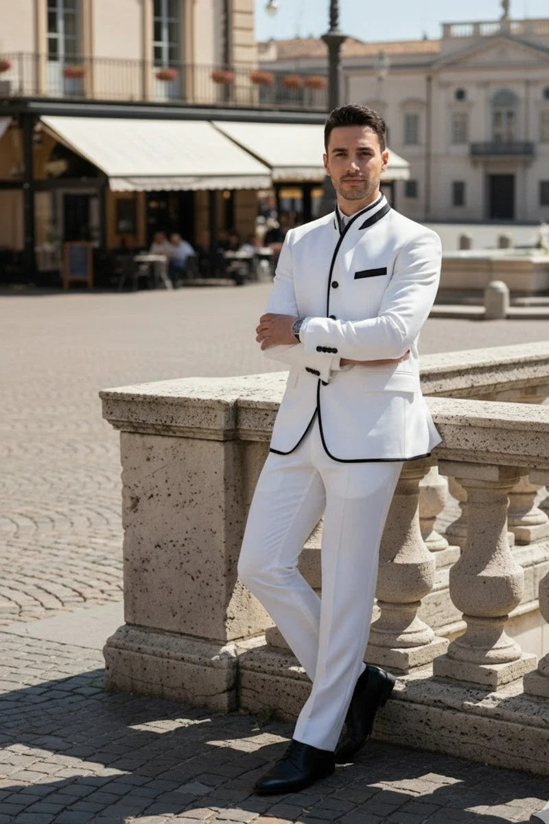 Mens White Tuxedo