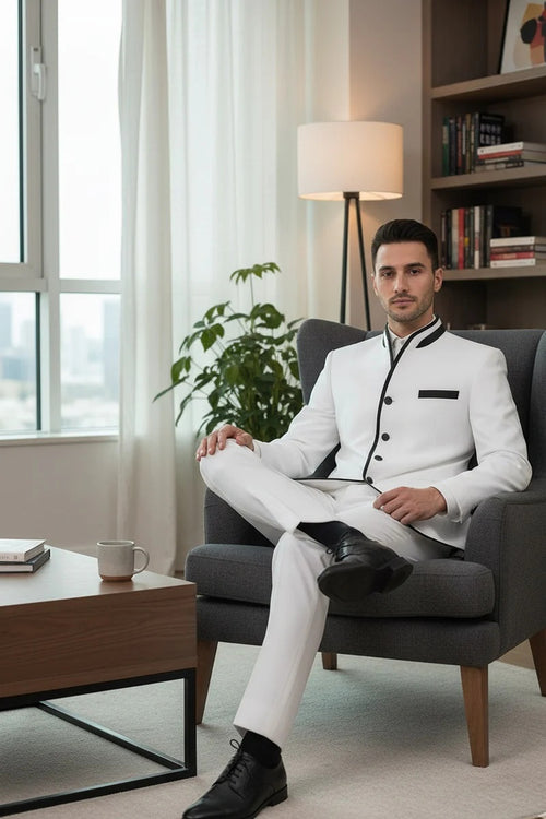 Mens White Tuxedo