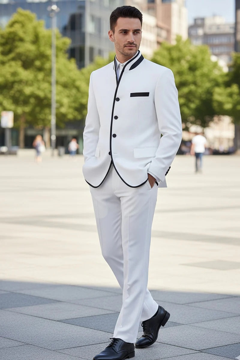 Mens White Tuxedo