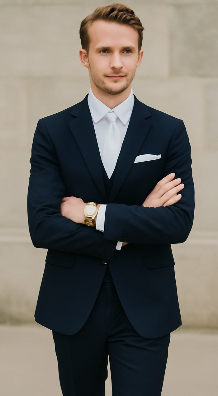 Madison Midnight Navy Suit Jacket (Separates) by BLACKTIE