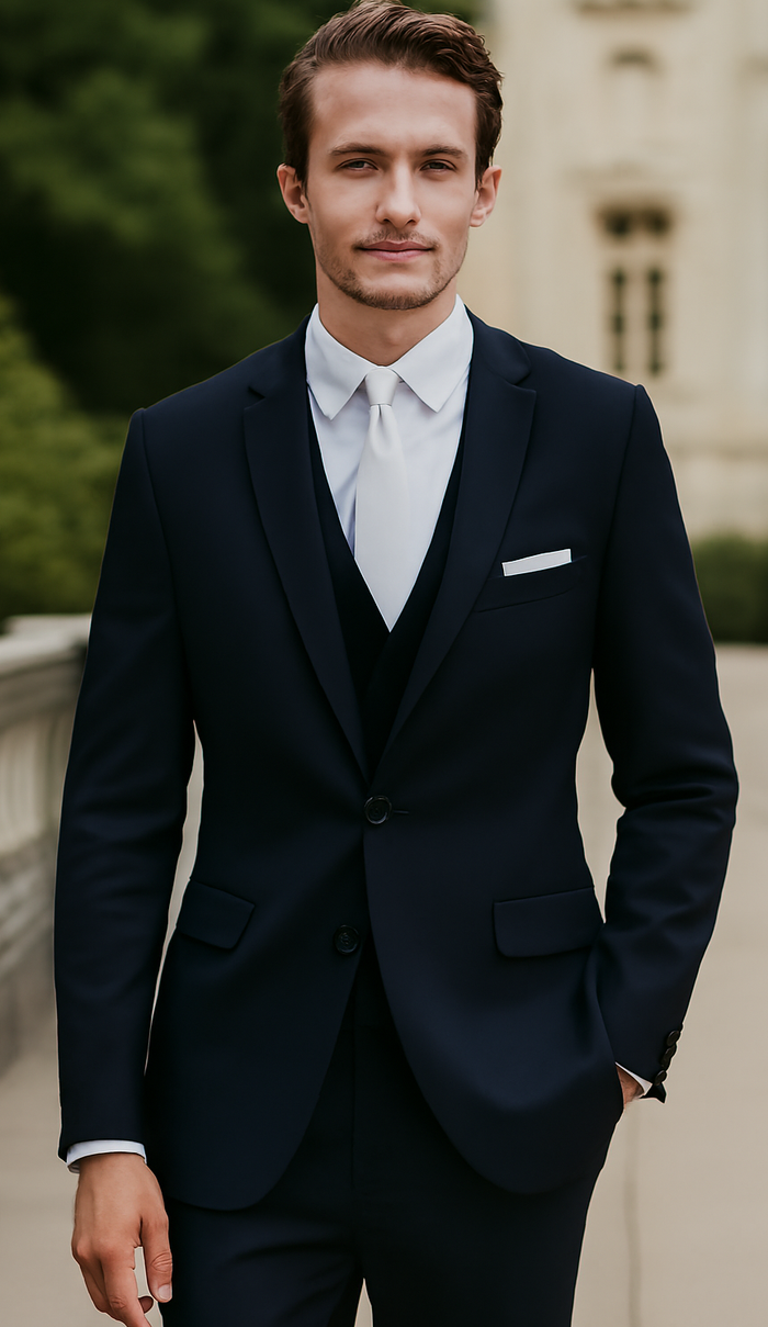 Madison Midnight Navy Suit Jacket (Separates) by BLACKTIE