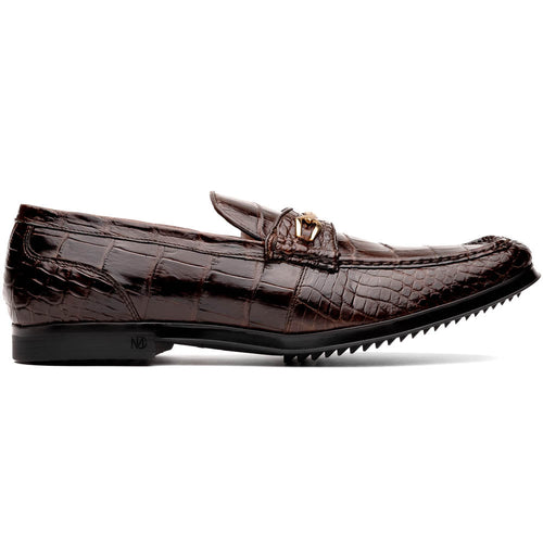 Marco_Di_Milano Milan Brown Leather Oxford
