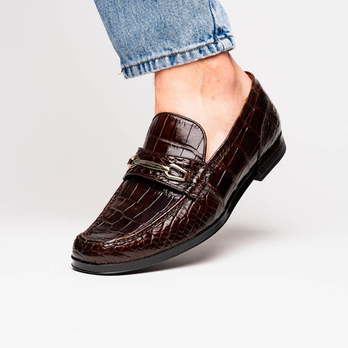 Marco_Di_Milano Milan Brown Leather Oxford