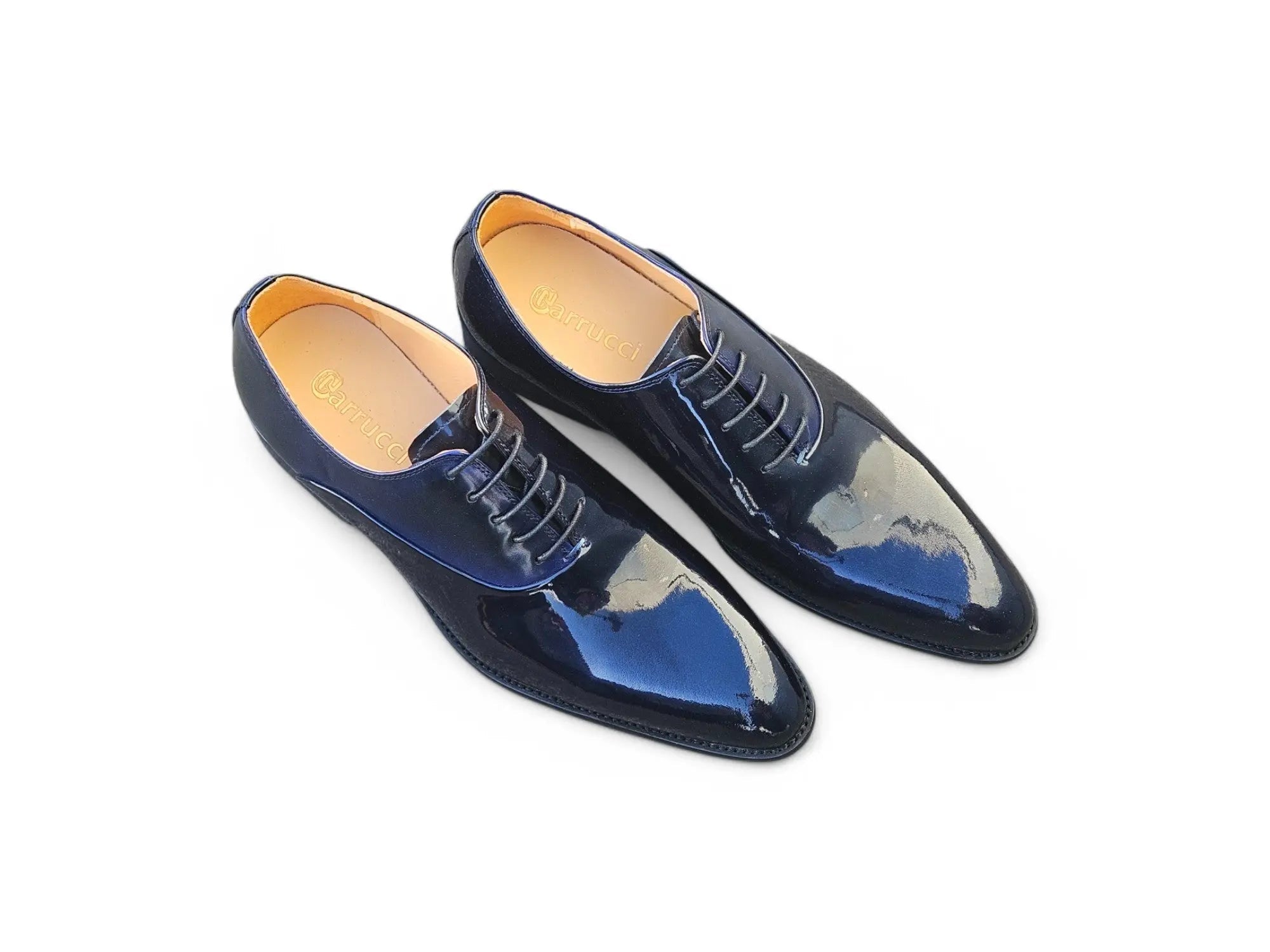 Mix Media Patent Leather Oxford