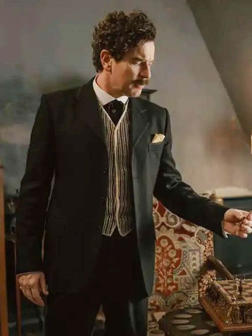 Alexander Rostov A Gentleman in Moscow Black Suit by USA Men's Outlet