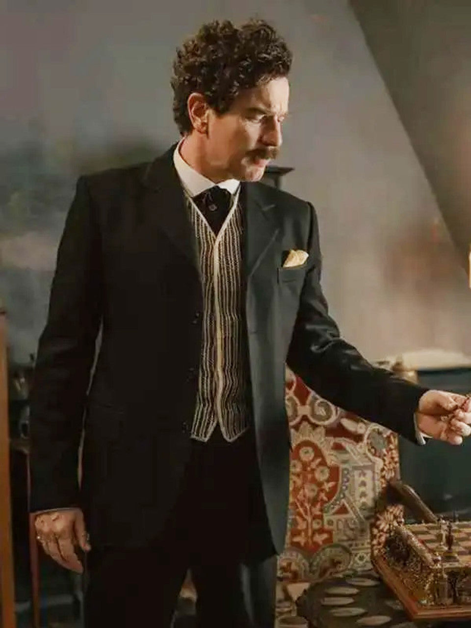 Alexander Rostov A Gentleman in Moscow Black Suit by USA Men's Outlet