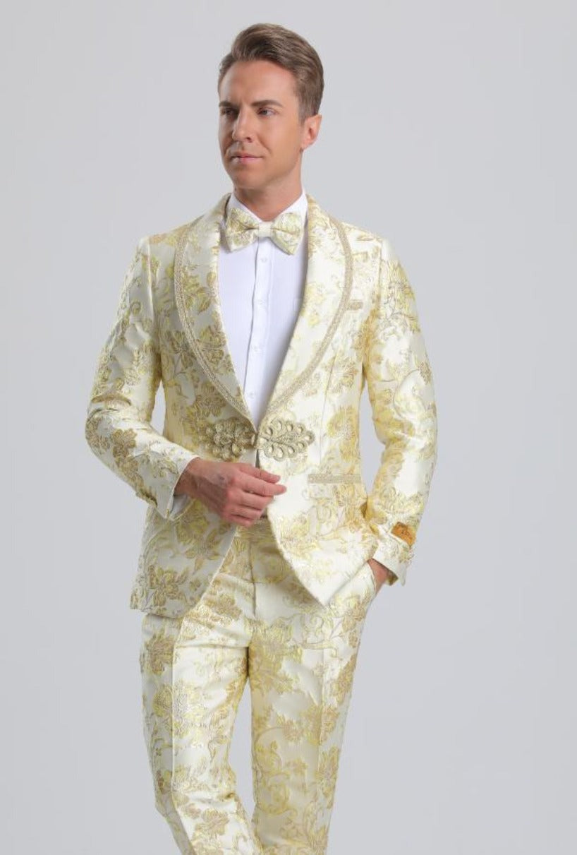 Gold Prom Tuxedo - Gold Wedding Suit
